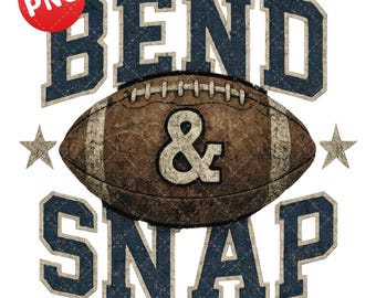 Bend and Snap Football PNG, Navy Blue Silver Vintage Football, Grunge Football Quote Clipart, Football PNG, Game Day Digital Download
