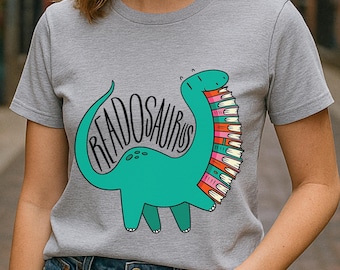 Lies Dinosaurier T-Shirt Niedliches Buch-Liebhaber-Kleid-Kinder-Lese-Geschenk-Spaß-Pädagogische T-Shirts für Leser und Lehrer - T-Shirt