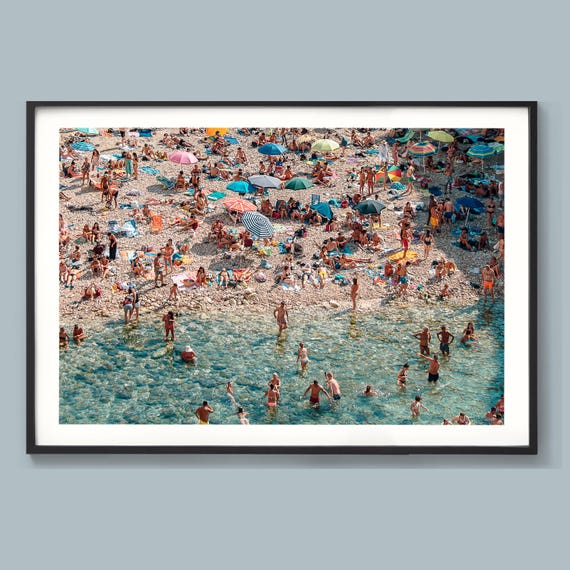 Stunning Puglia Coastal Print - Summertime Bliss in Italy - Printable Wall Art