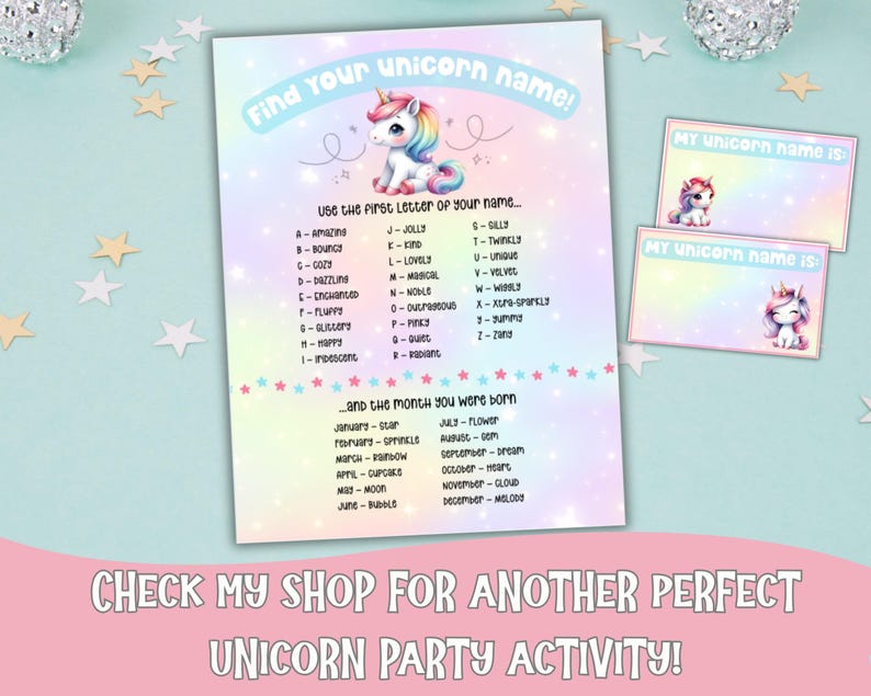 Couronne en papier licorne imprimable, coloriage pour enfants, cadeau d'anniversaire bricolage image 7