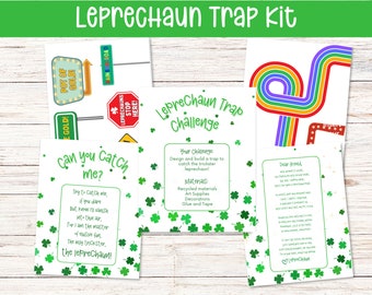 Leprechaun Trap Kit Printable: St Patricks Day STEM Activity (PDF)