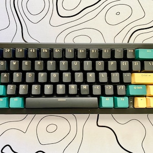 Creamy Keyboard Bluetooth Black Yellow keyboard Custom Modded Keyboard Mechanical Keyboard GMK 67 Budget Keyboard Custom Keyboard