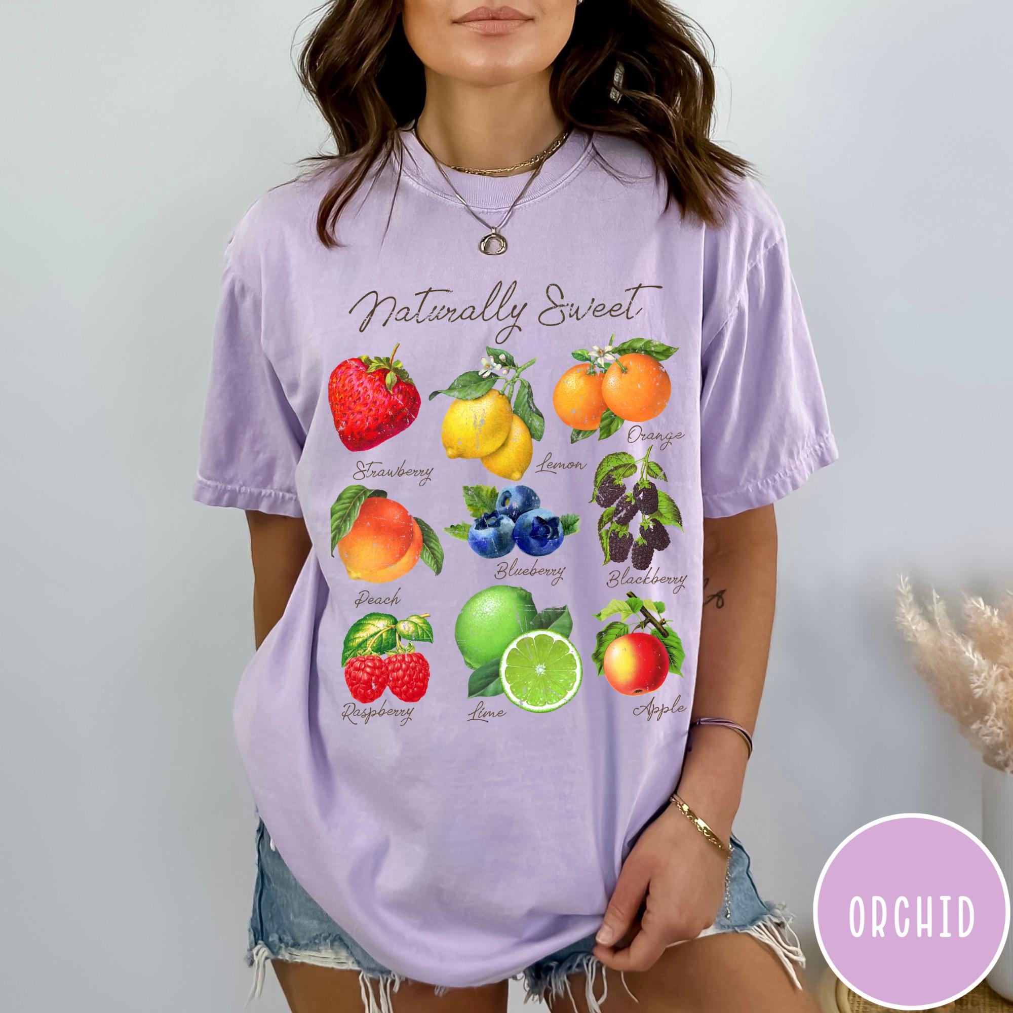 Naturally Sweet Comfort Colors® T-shirt, Retro Vintage Fruit