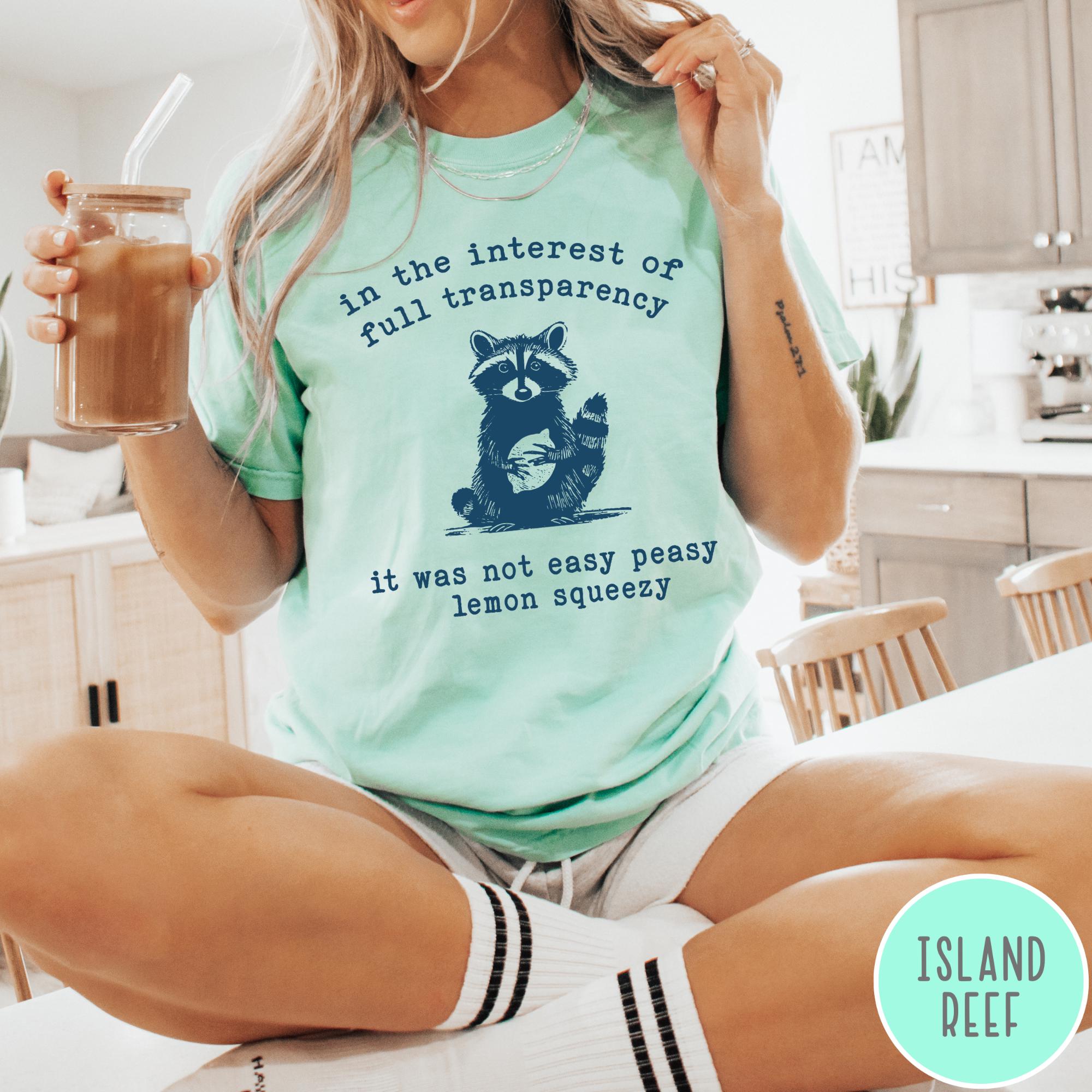 Easy Peasy Lemon Squeezy Comfort Colors® T-shirt, Funny Lemon 