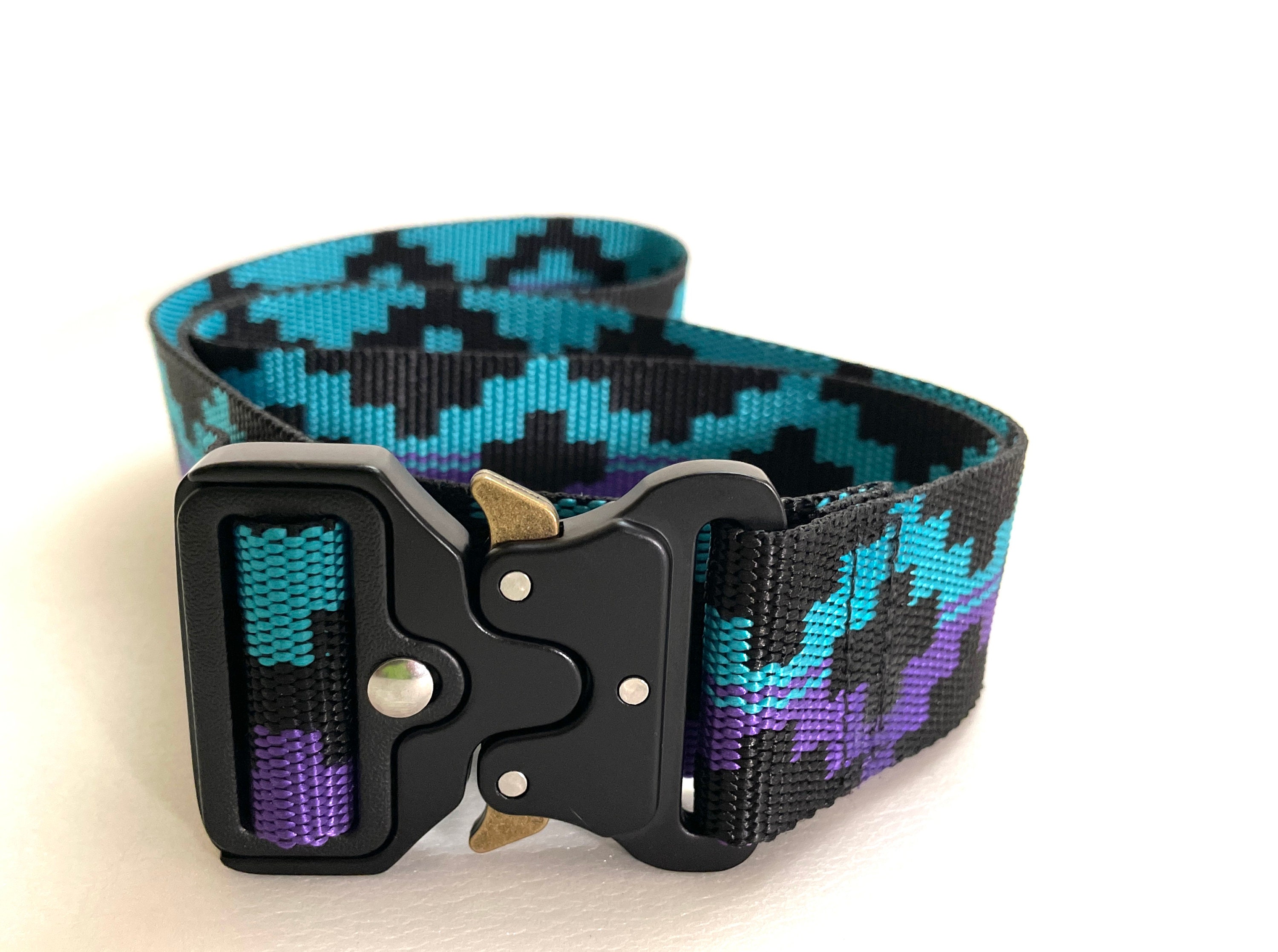 Neon Buckle Belt - Etsy display picture 1