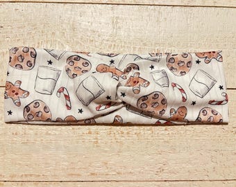 Milk and Cookies Twist Headband