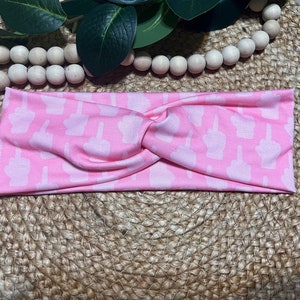Middle Finger Pattern Pink Middle Finger Headband - Etsy