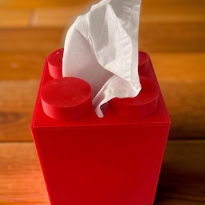Lego inspired tissue box holder