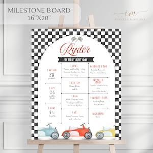 Modèle d'affiche modifiable pour le premier anniversaire de Fast One