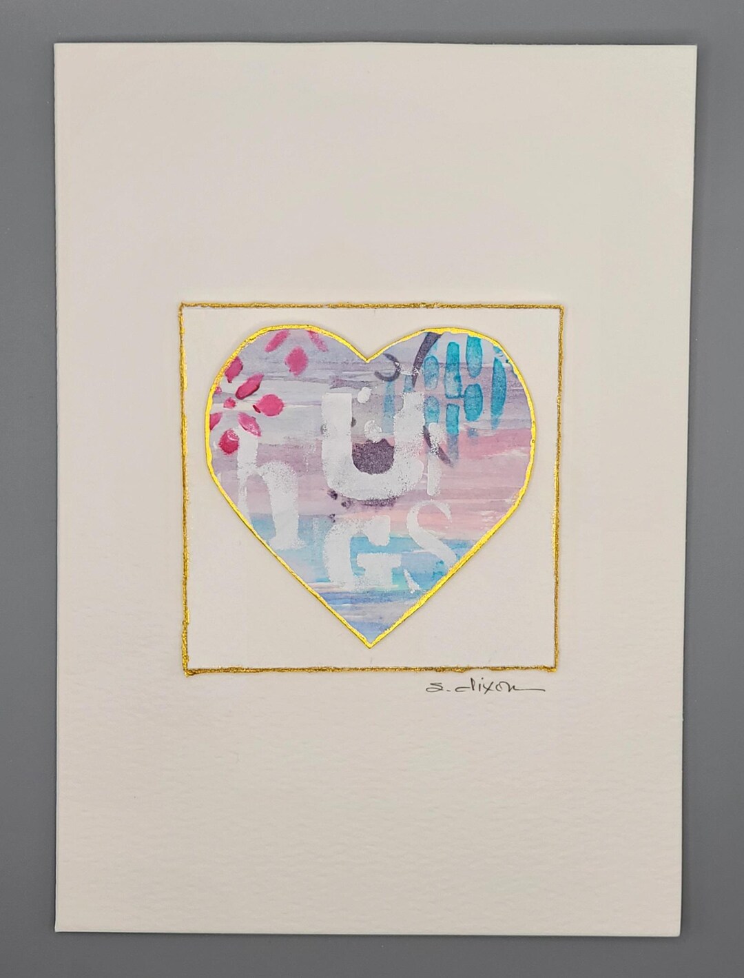 Original Hand Painted Watercolor Greeting Card to Frame as a Lasting ...