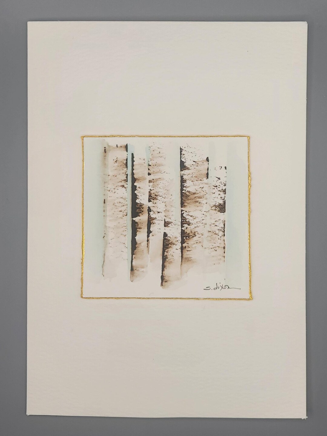 Original Hand Painted Watercolor Greeting Card to Frame as a Lasting ...