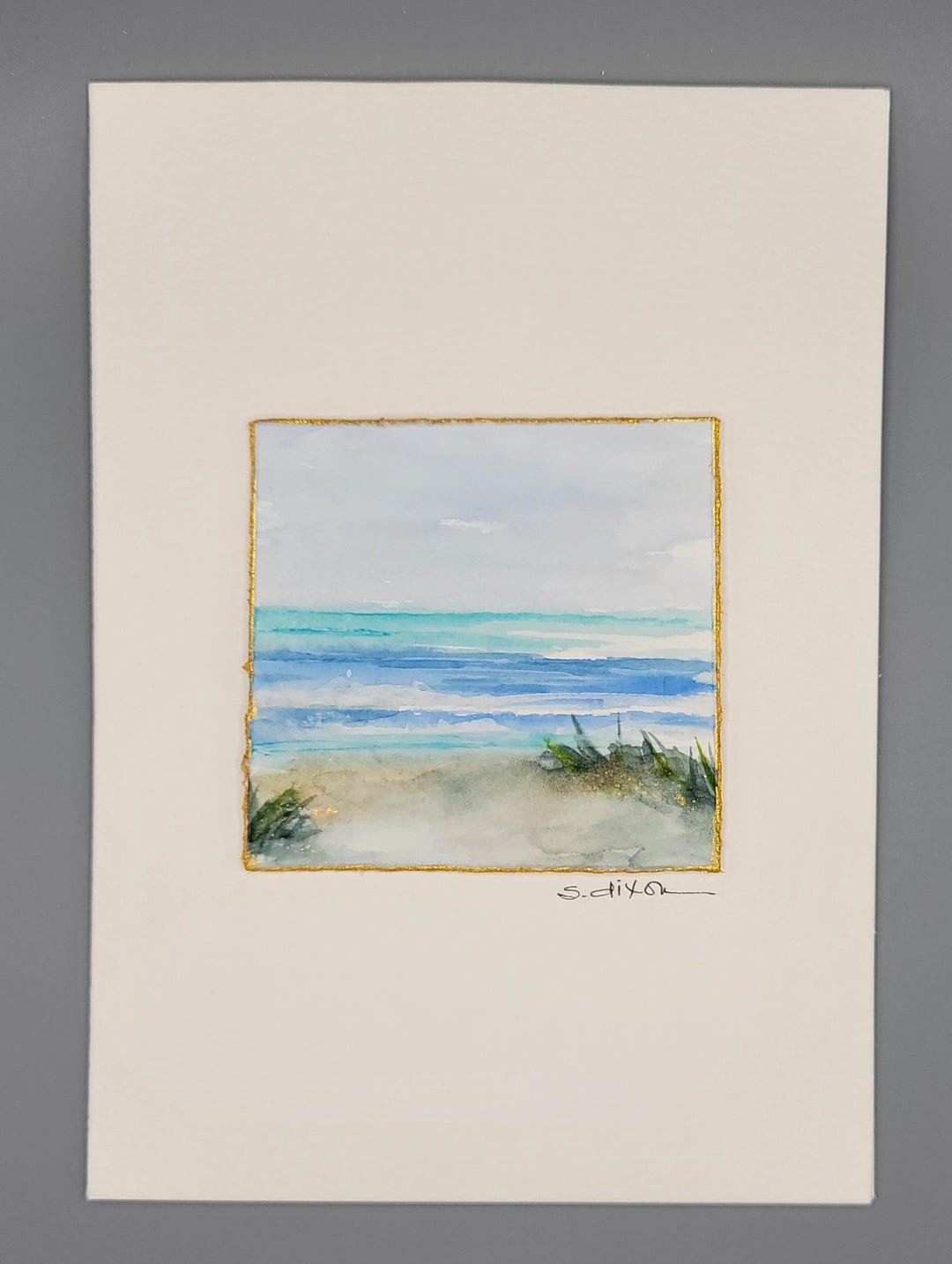 Original Hand Painted Watercolor Greeting Card to Frame as a Lasting ...