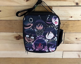 Anime Picnic Lunch Bag: Insulated, Adjustable Strap (10x8x3)