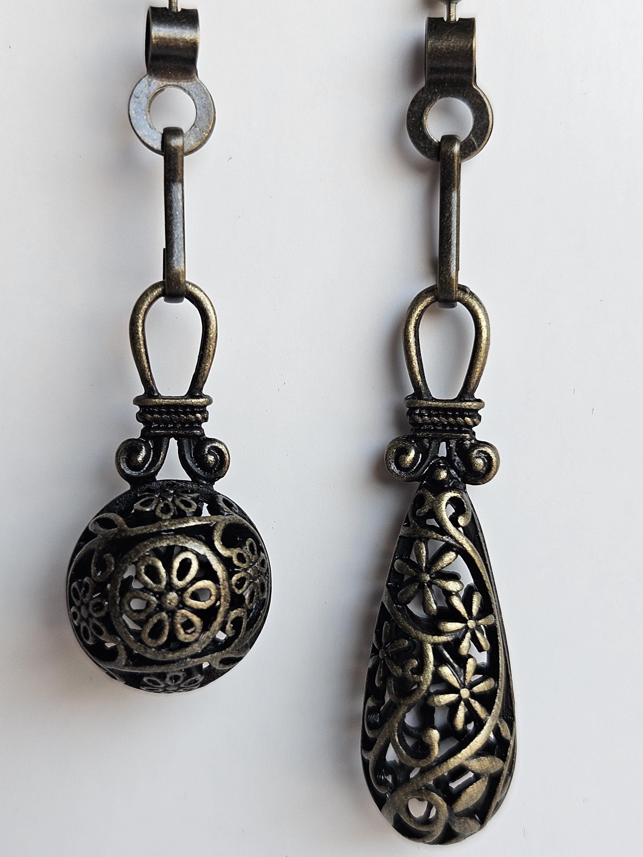 Dangler Ropes Ceiling Fan Pull Chain Bronze Antique Style Modern Hollow Dangler Fan ...