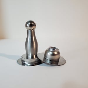Silver Magnetic Door Stopper: Powerful Adhesive Door Catch