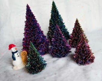 Kerstdorpbomen, pak van 3