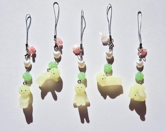 Little Green Men Phone Charm