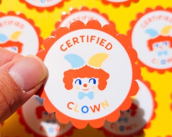Certified Clown Sticker