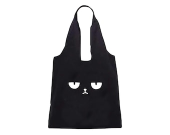 Cat Face Tote Bag