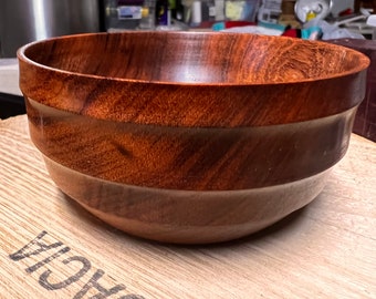 Hand turned Brazilian Rosewood bowl