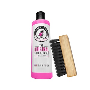 Pink Miracle Shoe Cleaner with Cleaning Brush Kit for Sneakers, Boots, Sandals, Leather, Suede, Nubuck and More!