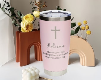 Personalized Confirmed Sponsor Tumbler - Confirmed Sponsor Gifts - Religious Sponsorship Gifts for Men or Women - Catholic Sponsor Gifts