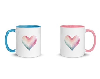 Valentine Special Mug (Blue/Pink)