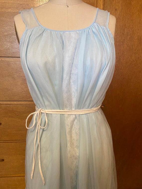 Vintage MCM Nighty, 1960’s, dress, nighty, blue, l