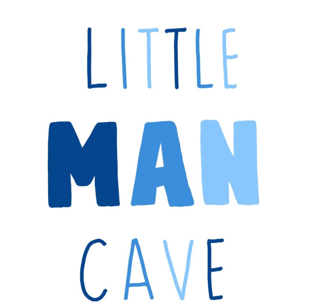 Little Man Cave Digital Download Poster for Toddler Boy Room Etsy