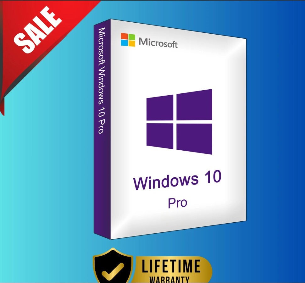 Windows Microsoft 10 Pro Retail 32 64 Bit Licenza Digitale 3 Pc Multilingua