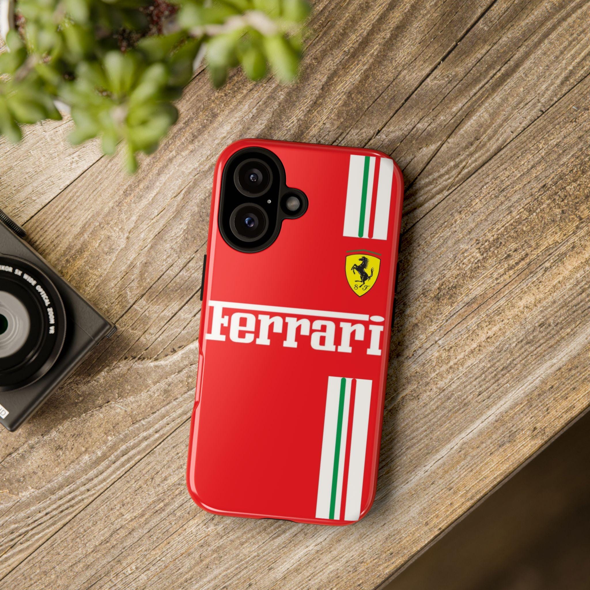 Housse Coque Avant Vintage Rouge Ferrari Pour Téléphone Portable Nokia – Pièce De Remplacement