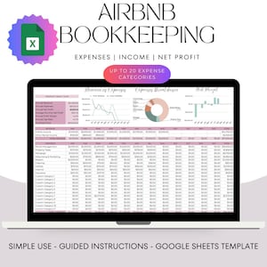 Airbnb Vacation Rental Spreadsheet Airbnb Host Income and Expense Template Rental Property Management Bookkeeping Vrbo Spreadsheet Tracker