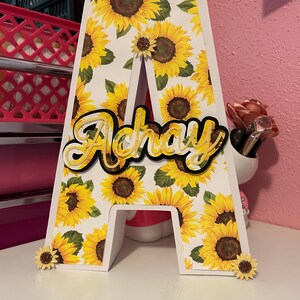 Lettre/chiffre 3D personnalisé