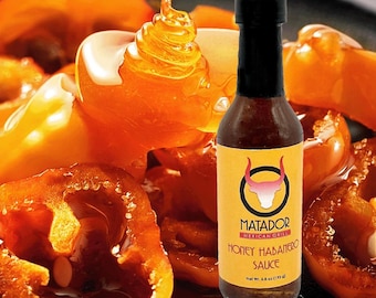 Habanero Honey Hot Sauce, Pure Hot Honey, Habanero Hot Sauce, Sweet Heat Honey Hot Sauce - Matador Mexican Grill