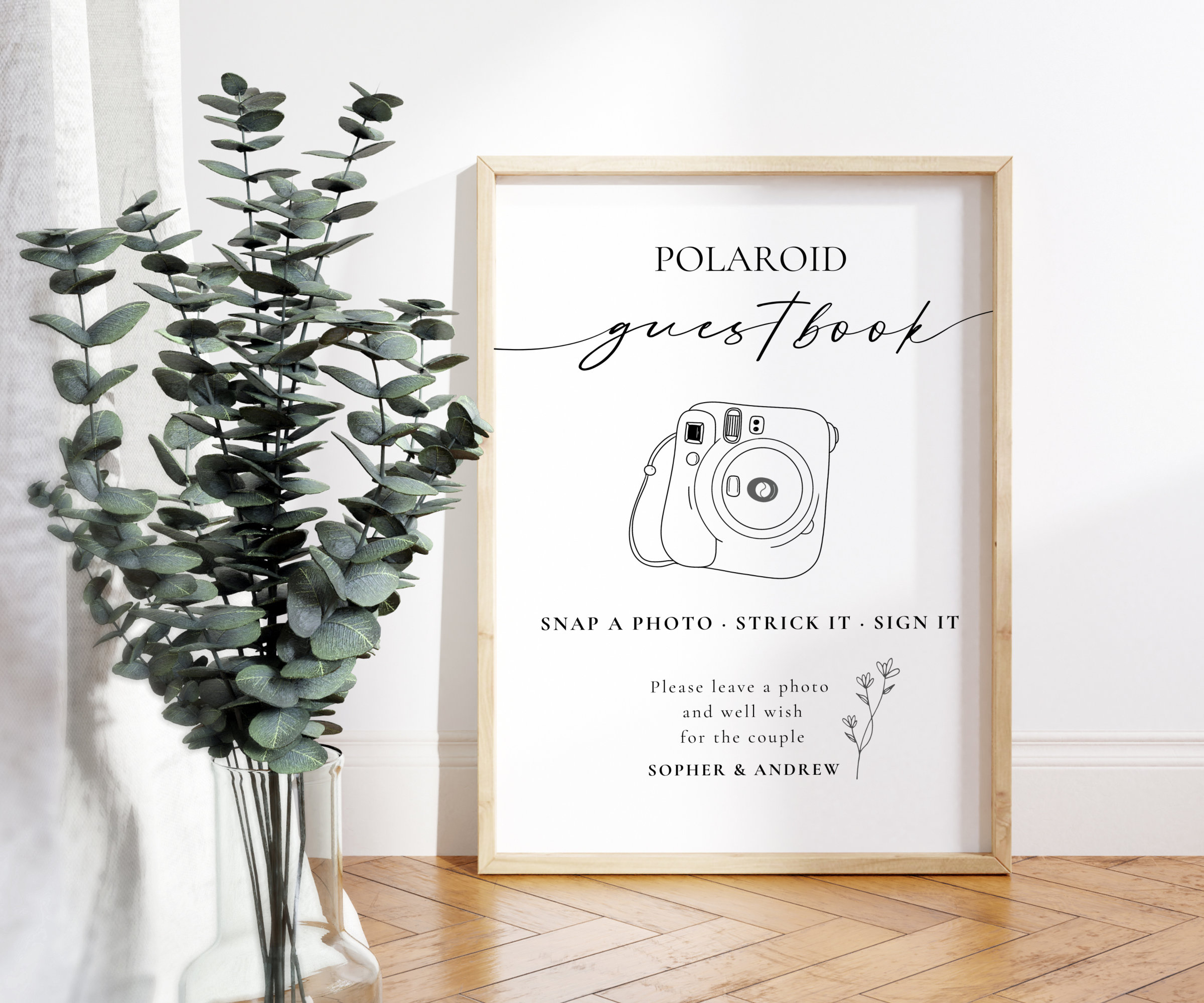 Polaroid Guest Book, Instax Mini 11, Photo Guestbook, Camera Guestbook