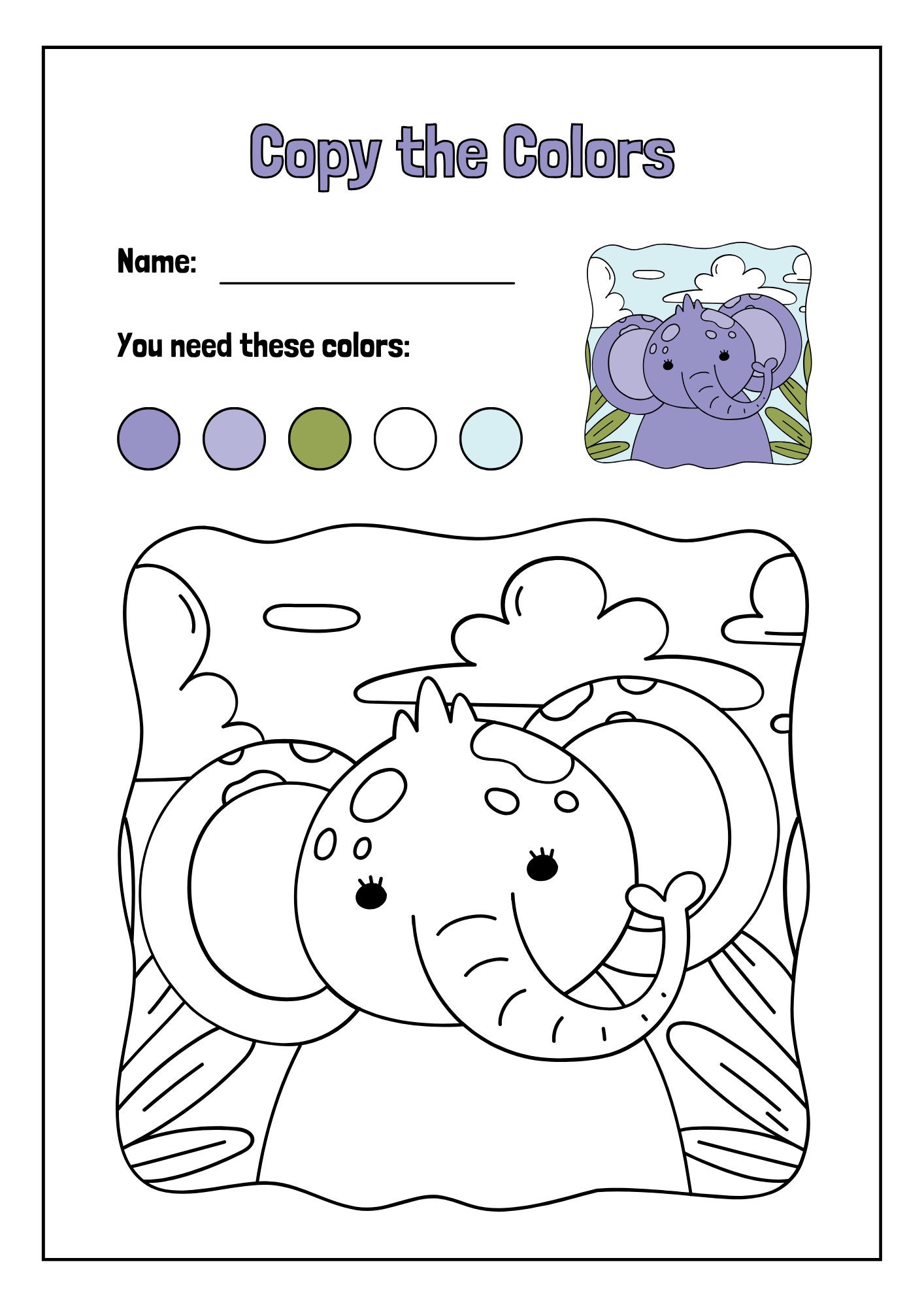 Printable Colouring Sheets, Animals Themed Illustrations to Color - Etsy