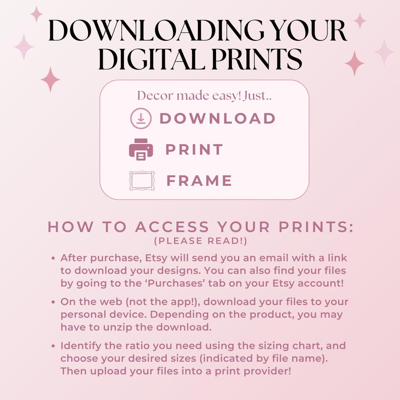 Preppy Tigers Dorm Art Print: Purple and Gold Decor (Digital Download) image 6