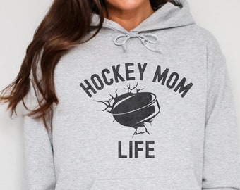 Leuk moeder hoodie ijshockey cadeau van hockeyspeler voor haar, hockeysweater verjaardagscadeau voor keeper hockey moeder, cadeau hockey moeder