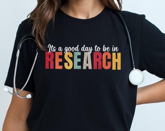 Researcher gift for women in science Research Nurse Coordinator birthday gift,CRC shirt,clinical trial coworkers gift,CRA in my research era