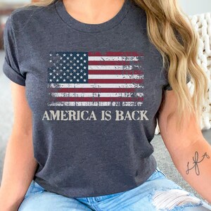 American freedom flag 4th of July tshirt gift for him or her, Make America Great American flag gift Tee, patriotic liberty graphic t-shirt