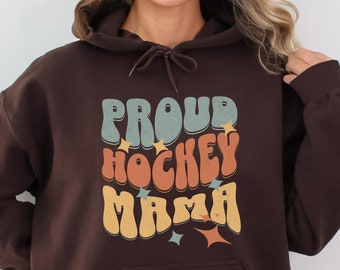 Ice Hockey goalie loving mama hoodie birthday gift for hockey club hockey mom sweatshirt hockey coach hoodie hockey player gift for mom