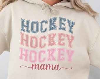 Ice Hockey goalie loving mama hoodie birthday gift for hockey club hockey mom sweatshirt hockey coach hoodie hockey player gift for mom