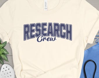 Clinical Research Study Coordinator crew tshirt for him or her, clinical trial medical researcher shirt, coordinator shirt for her or him