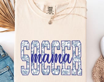 Fußball Torhüter Mama T-Shirt, Blaues Toile Shirt, Geschenk für Fußballspieler Mama, blaues Toile Shirt für Fußball Torhüter Mama