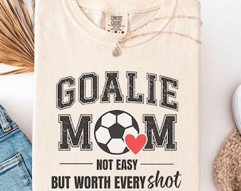 Camiseta divertida para mamá portera de fútbol, camiseta para mamá portera de fútbol, camiseta gráfica para mamá portera de jugador de fútbol