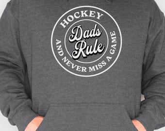 Lustiger Hockey Papa Hoodie, Geschenk vom Hockeyspieler, Kapuzenpullover für Eishockey Papa, Vatertagsgeschenk für Hockey Papa