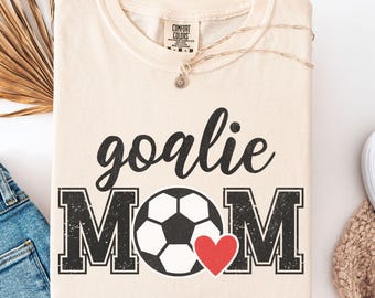 Camiseta divertida para mamá portera de fútbol, camiseta para mamá portera de fútbol, regalo para mamá portera de jugador de fútbol, camiseta gráfica para cumpleaños de mamá portera