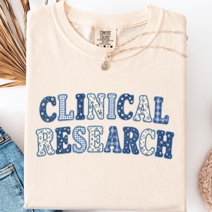 Clinical Research Nurse study Coordinator tshirt, CRC t-shirt, clinical trial day, clinical research tee, research group coworker gift