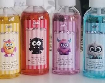 SPRAY ANTI-MONSTRE pour enfants anxieux | Peur des ombres et des monstres | Éducative-thérapeutique | anniversaire | Jardin d'enfants