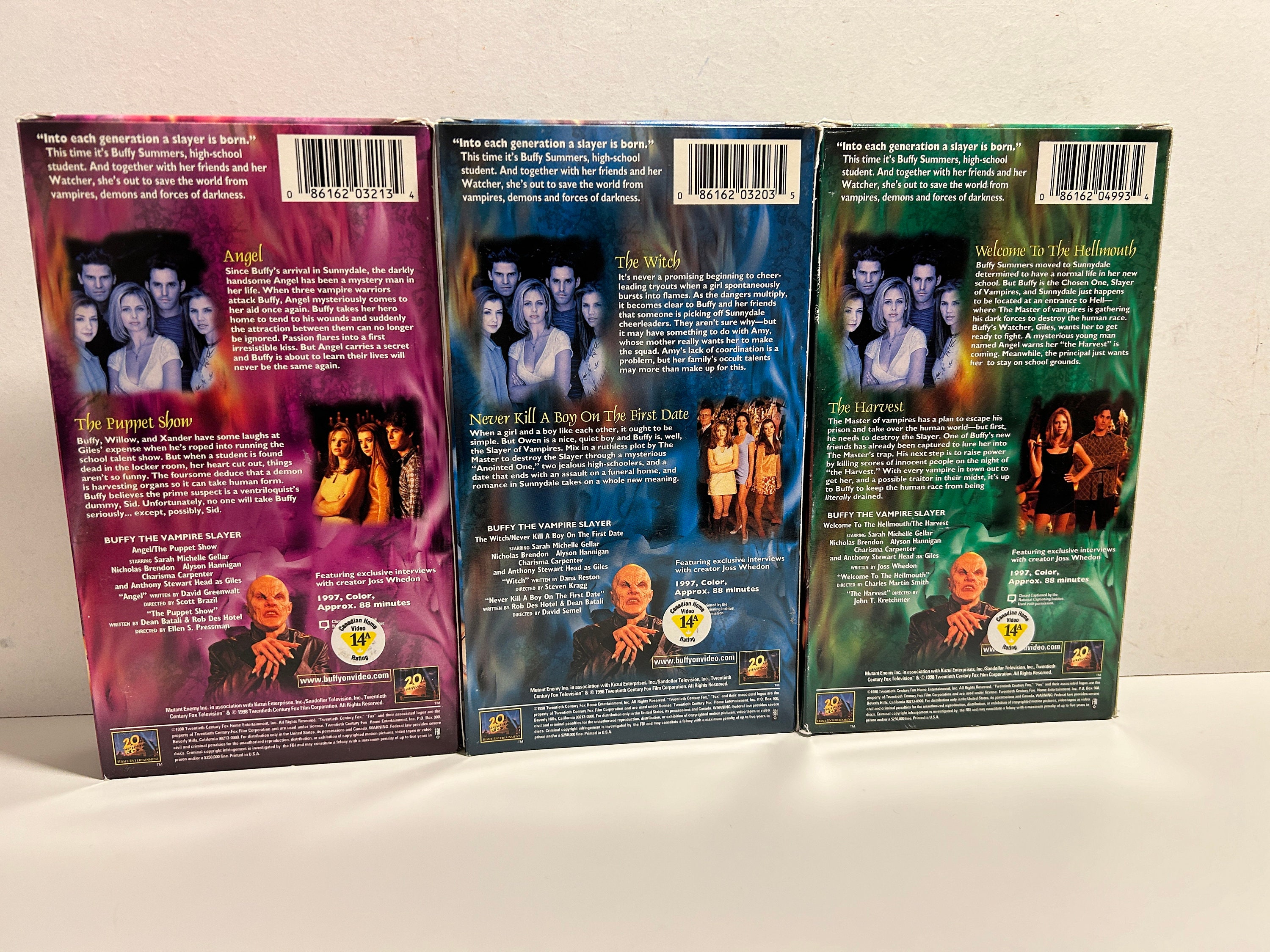 Buffy the Vampire Slayer 3 VHS Box Set - Etsy
